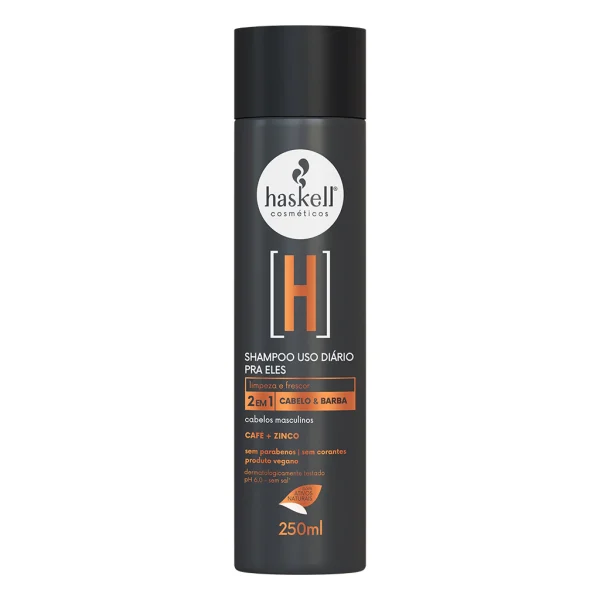 Shampoo Pra Ele Cabelo e Barba 250 ML