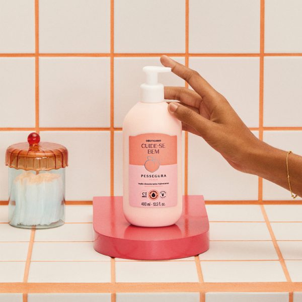Crema corpo idratante Cuide-se Bem Pessegura 400ml