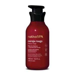 Crema corpo vellutata Nativa SPA Cereja Rouge 400ml