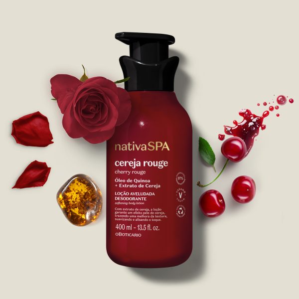 Crema corpo vellutata Nativa SPA Cereja Rouge 400ml
