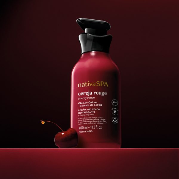 Crema corpo vellutata Nativa SPA Cereja Rouge 400ml