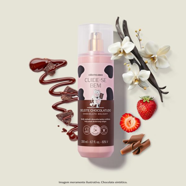 63339 Body Splash Cuide-se Bem Deleite Chocolatudo 200ml