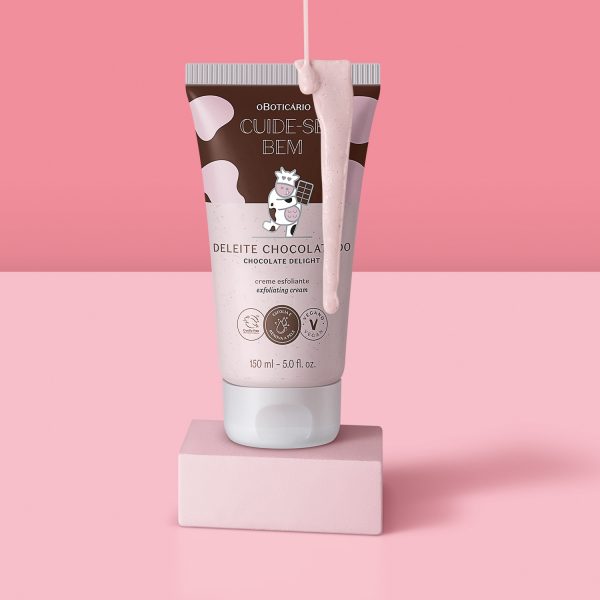 63363 Crema Esfoliante Corpo Cuide-se Bem Deleite Chocolatudo 150ml
