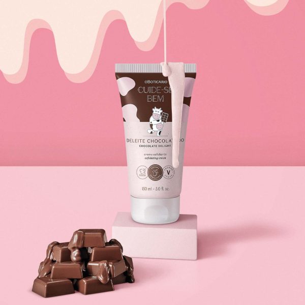 63363 Crema Esfoliante Corpo Cuide-se Bem Deleite Chocolatudo 150ml
